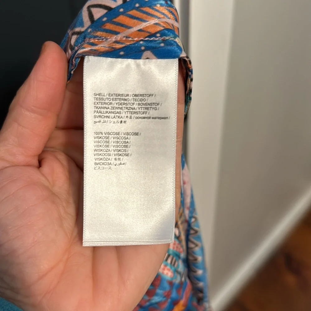 Farm Rio Scarf Maxi Dress XL - Picture 8 of 8